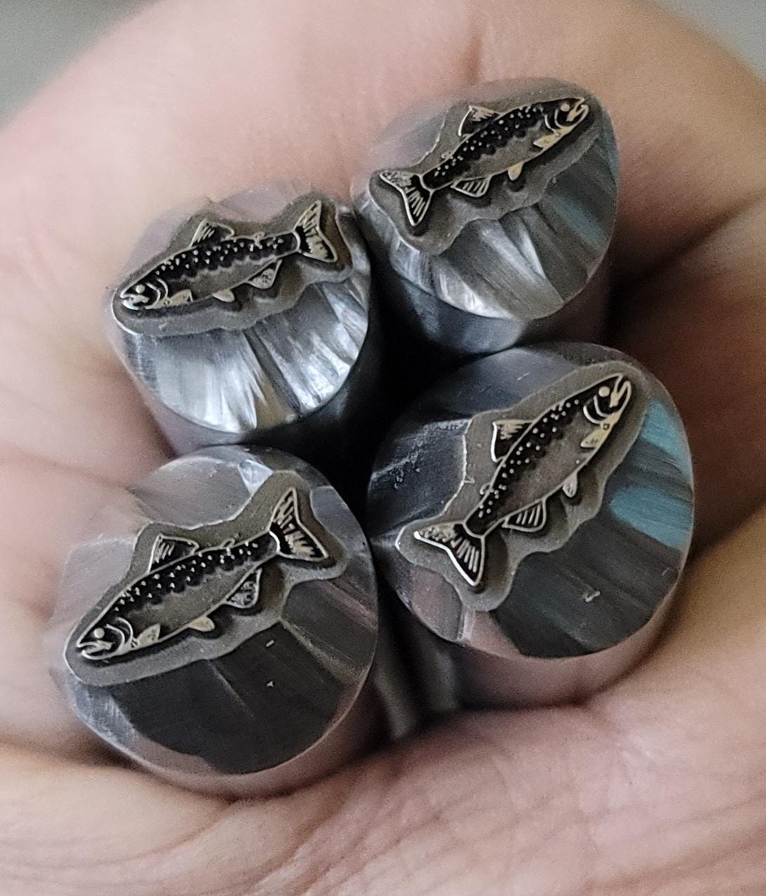 Salmon Metal Stamp