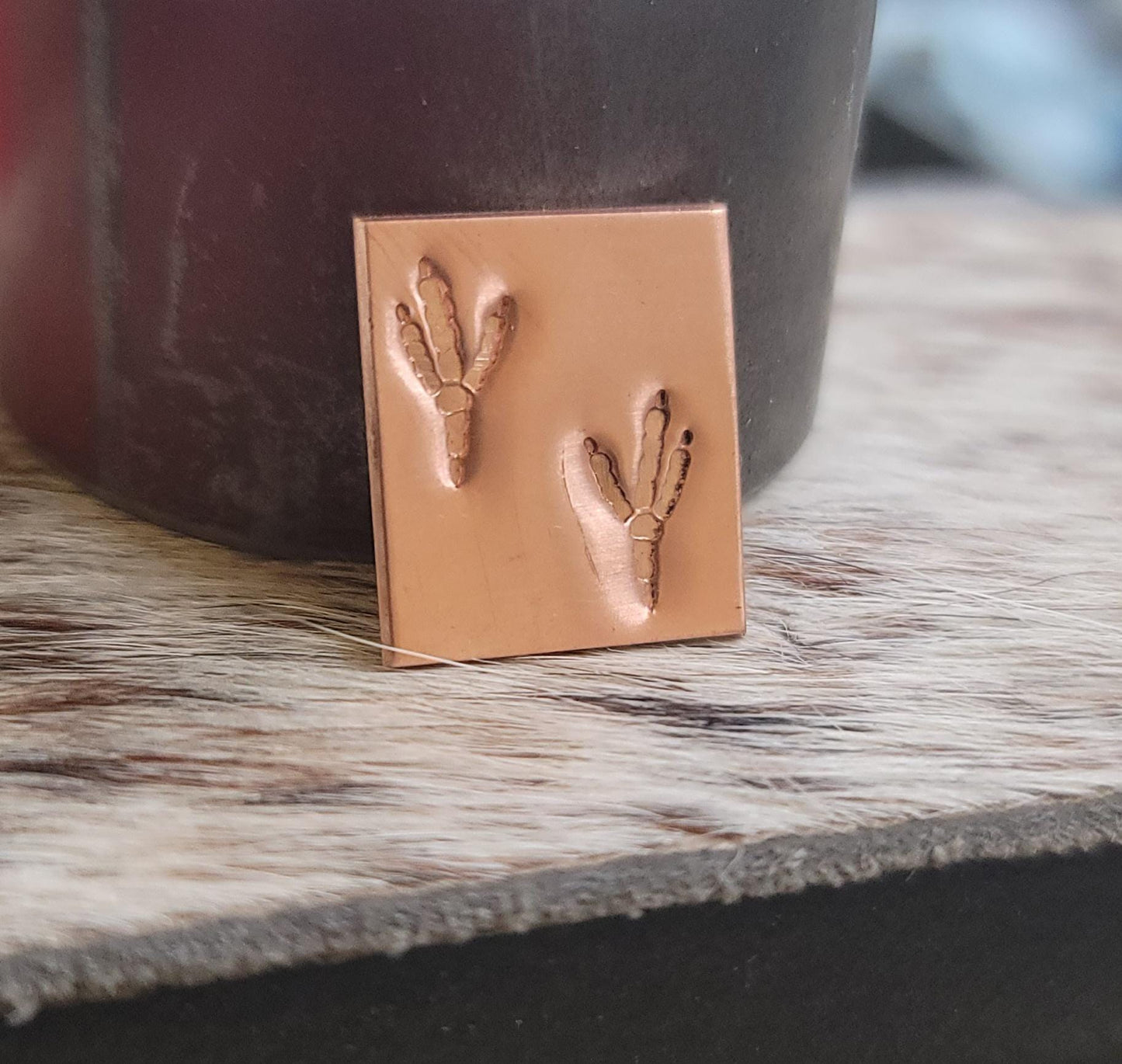 Metal Stamp-Raven Footprints-Right Foot/Left Foot
