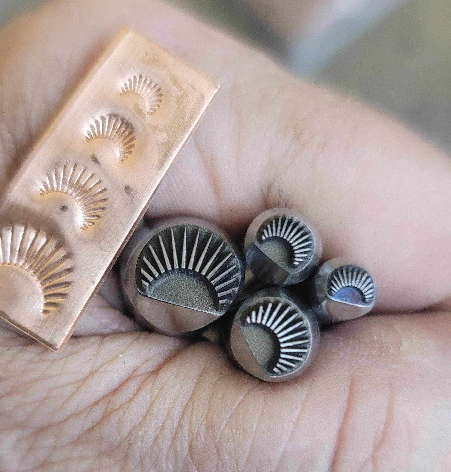 Eyelash Metal Stamp #5