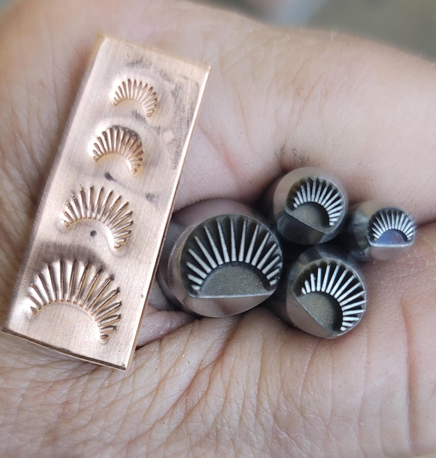 Eyelash Metal Stamp #5