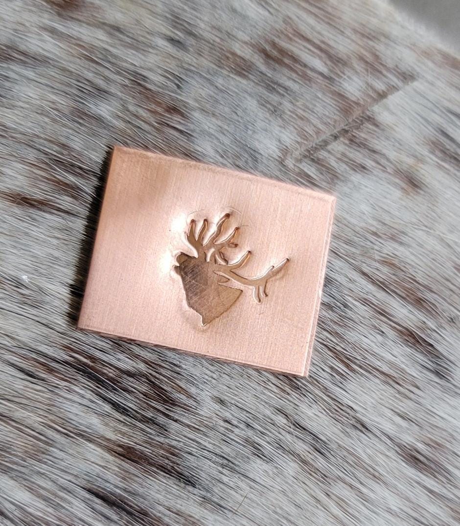 ELK Bugling-Metal Stamp