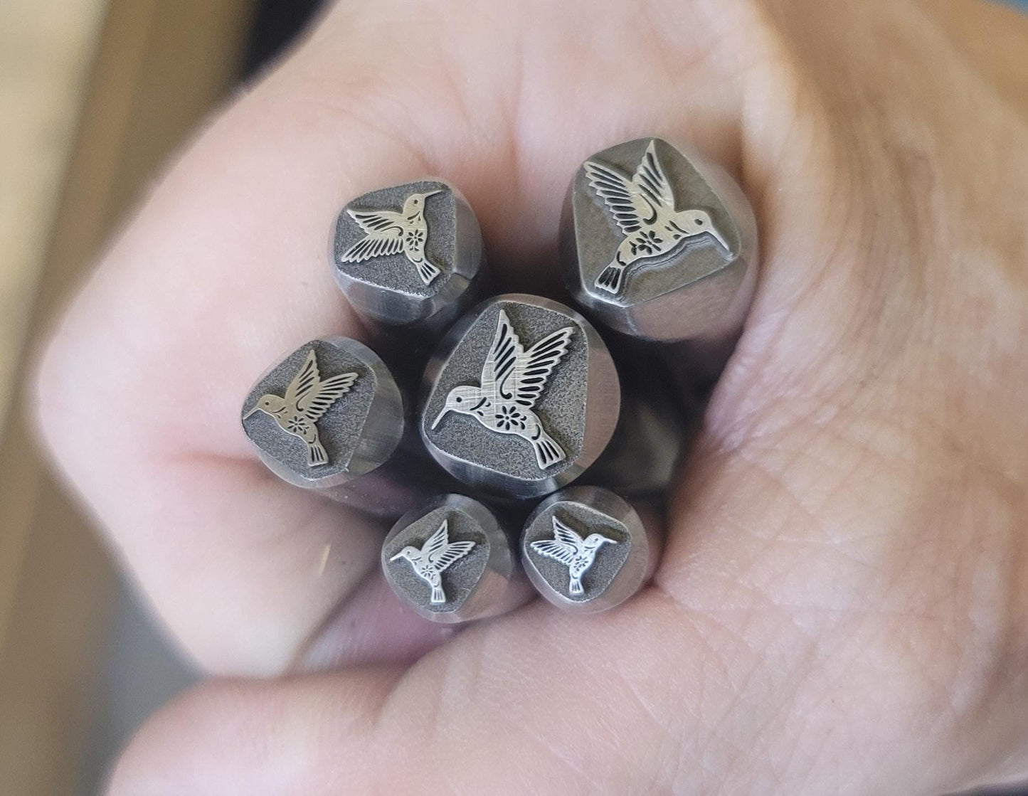 Metal Stamp-Harris Hummingbirds