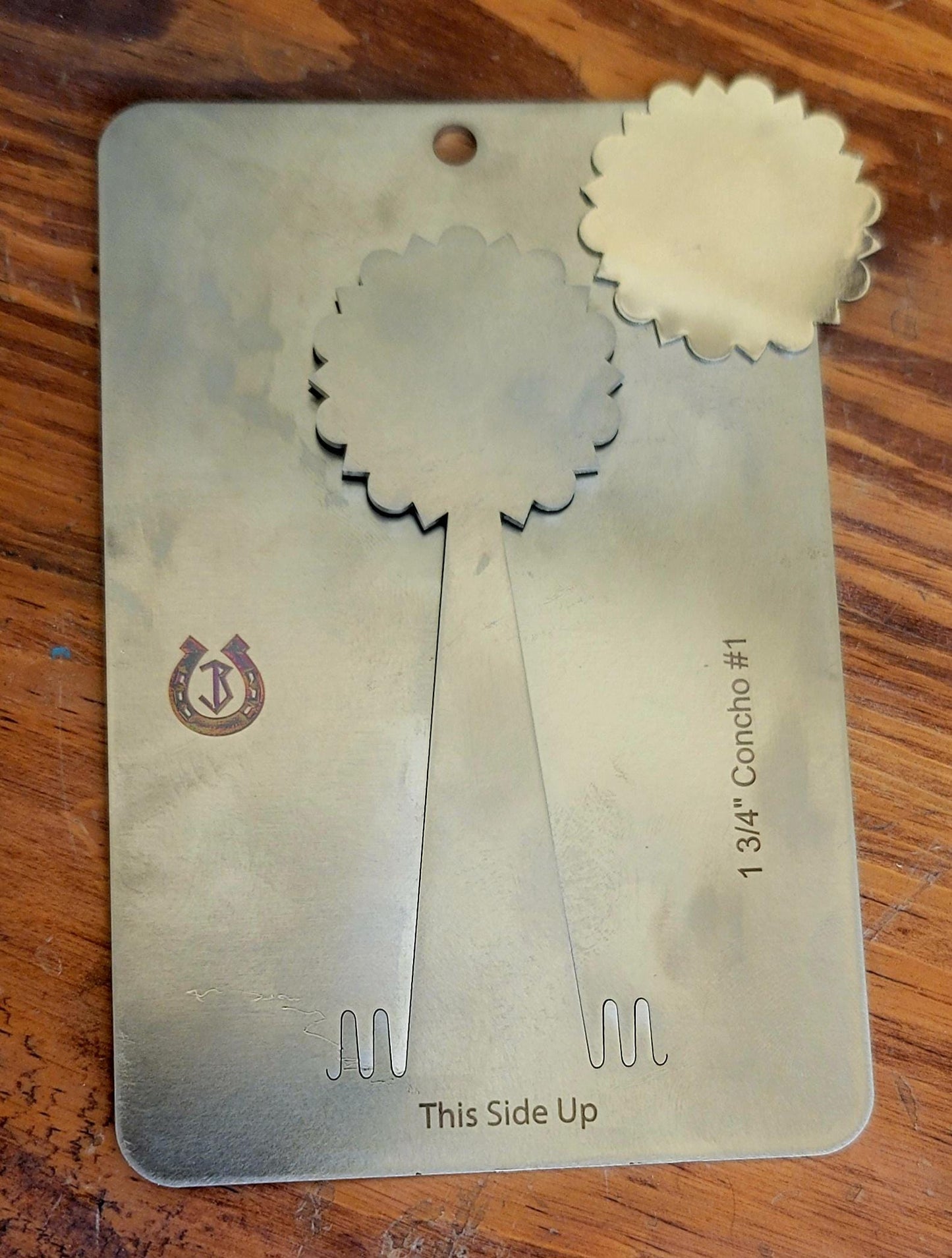 1.75 inch Round Concho Pancake Die #1