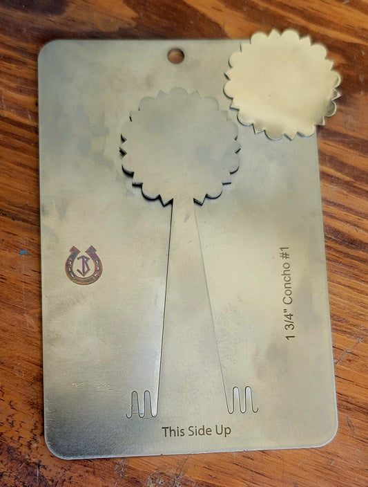 1.75 inch Round Concho Pancake Die #1