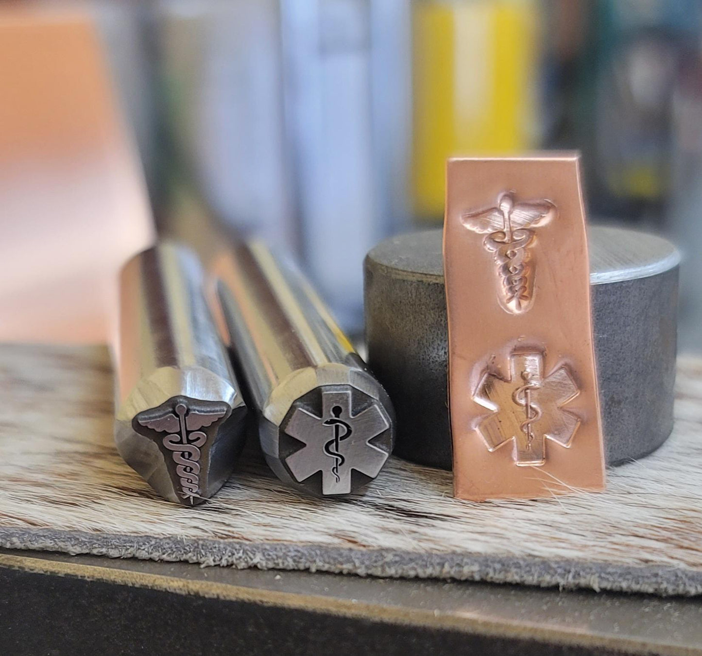 Medical ID #1 & #2  - Metal Stamps