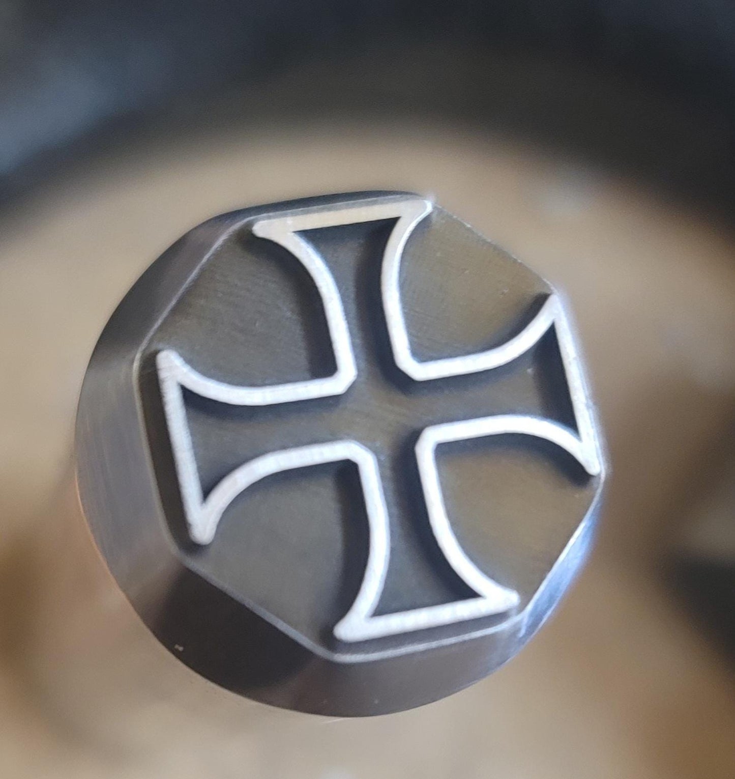 Maltese Cross- Metal Stamp