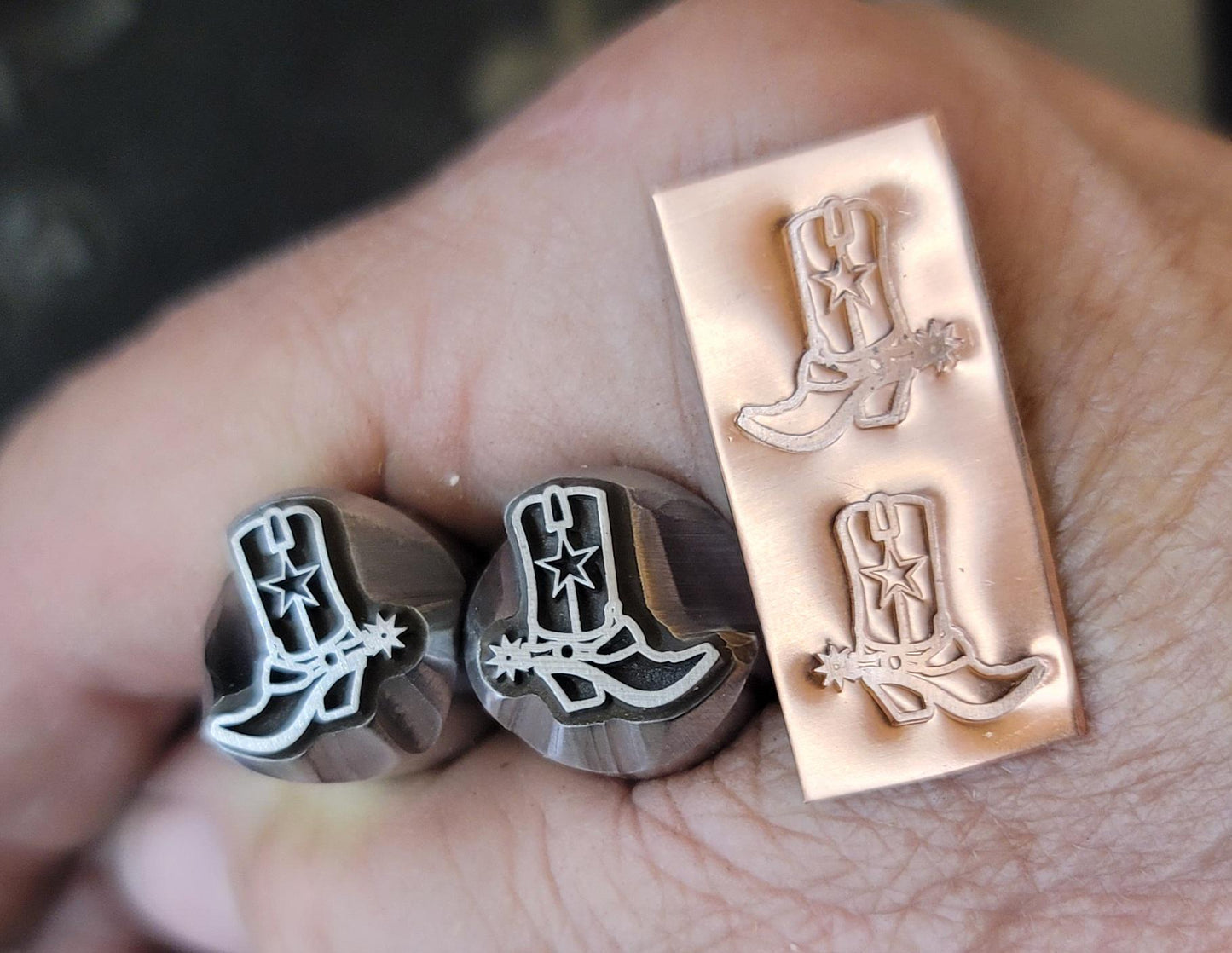 Blondie's STAR Boots Metal Stamp