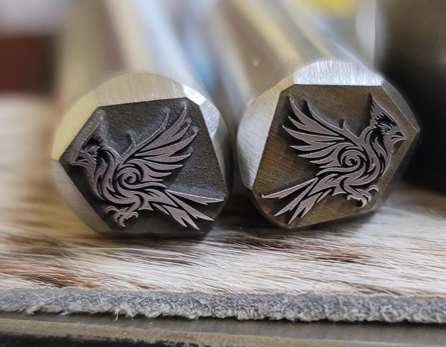 Metal Stamp- Tribal Cardinals