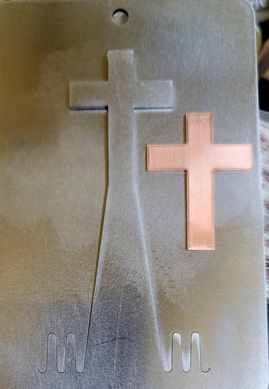 Cross Pancake Die 1.5"x2"
