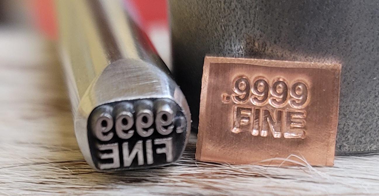 Hallmark Metal Stamp-.9999FINE