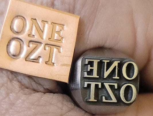 Hallmark Metal Stamp-ONE OZT