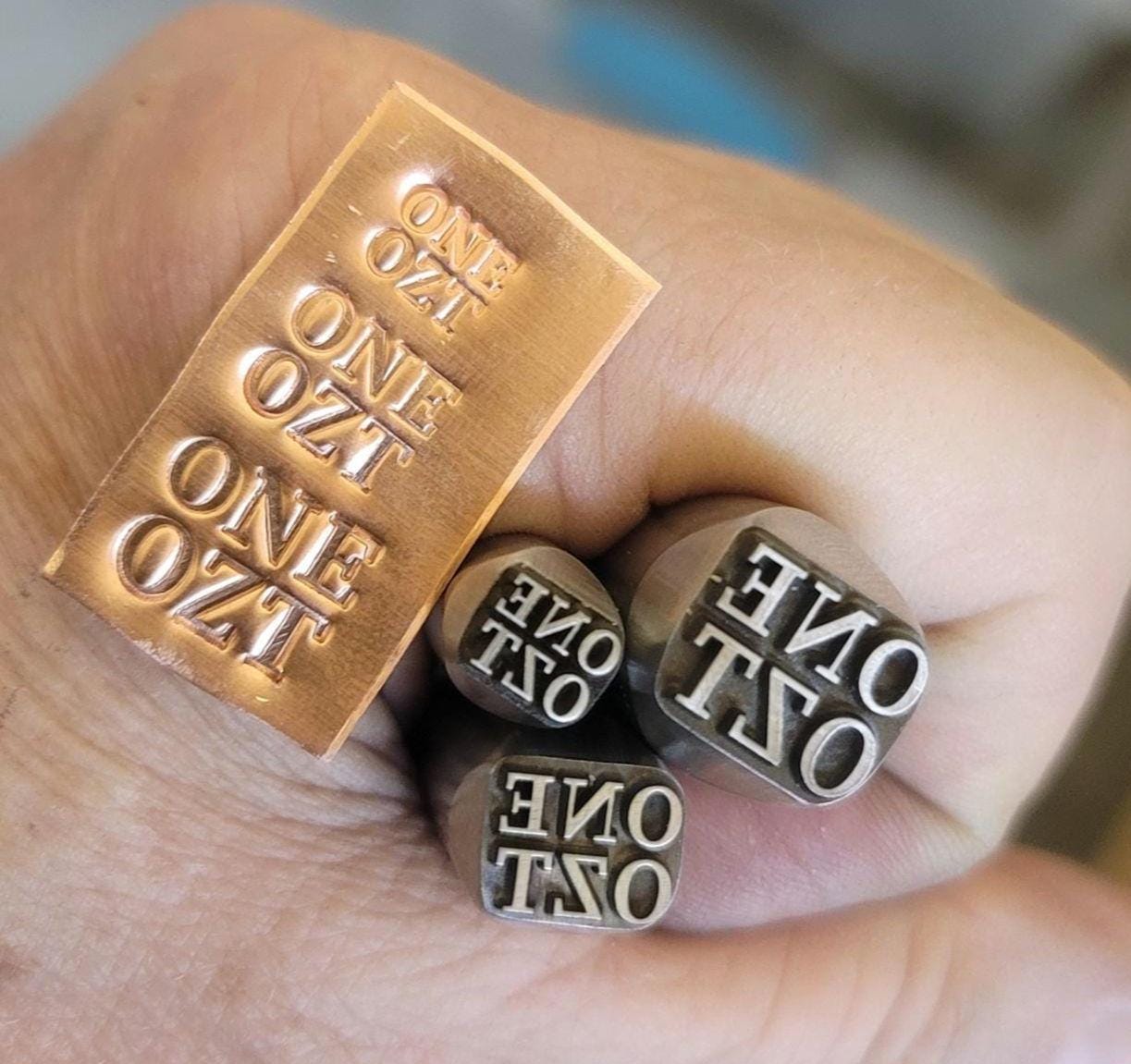 Hallmark Metal Stamp-ONE OZT