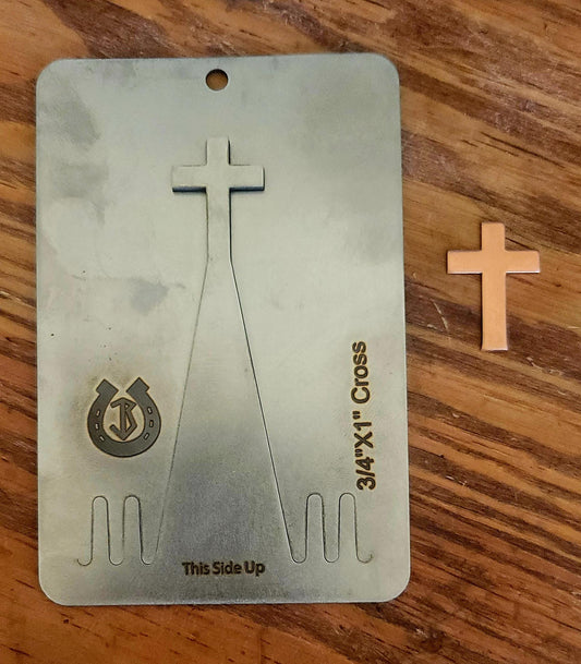 Cross Pancake Die 3/4"x1"