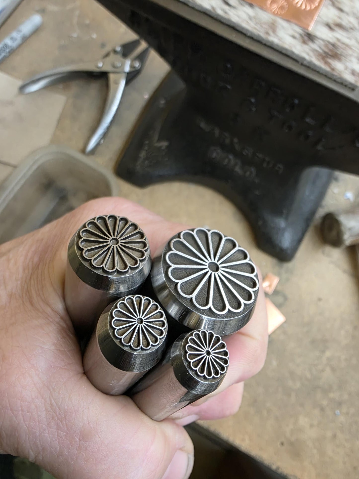 Concho4 Metal Stamp