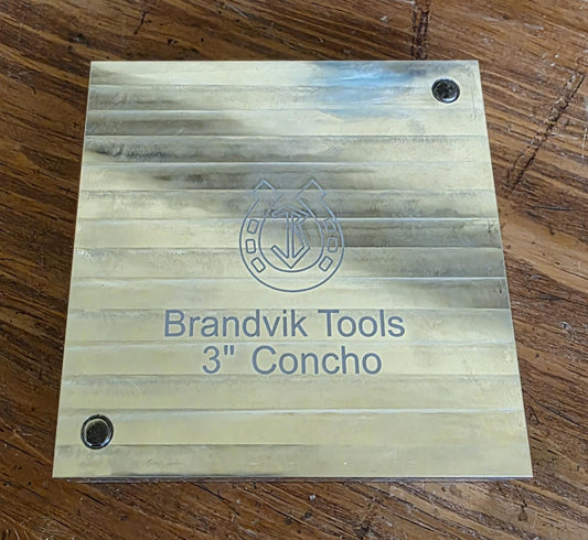 3 Inch 2 Part Concho Forming Die