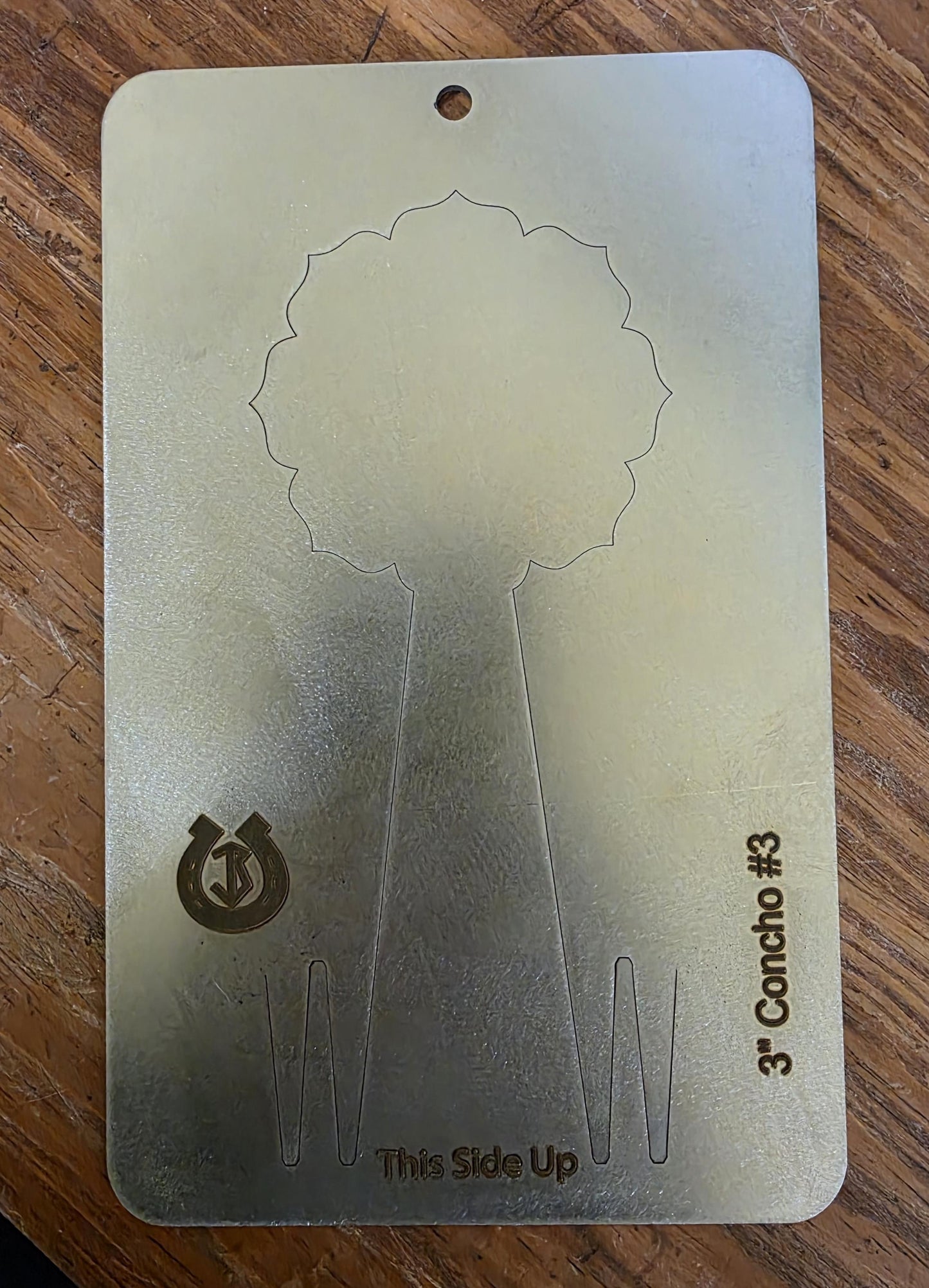 3 inch Round Concho Pancake Die #3