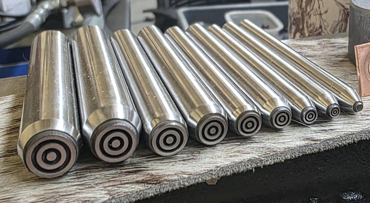 Bullseye/Target Metal Stamp