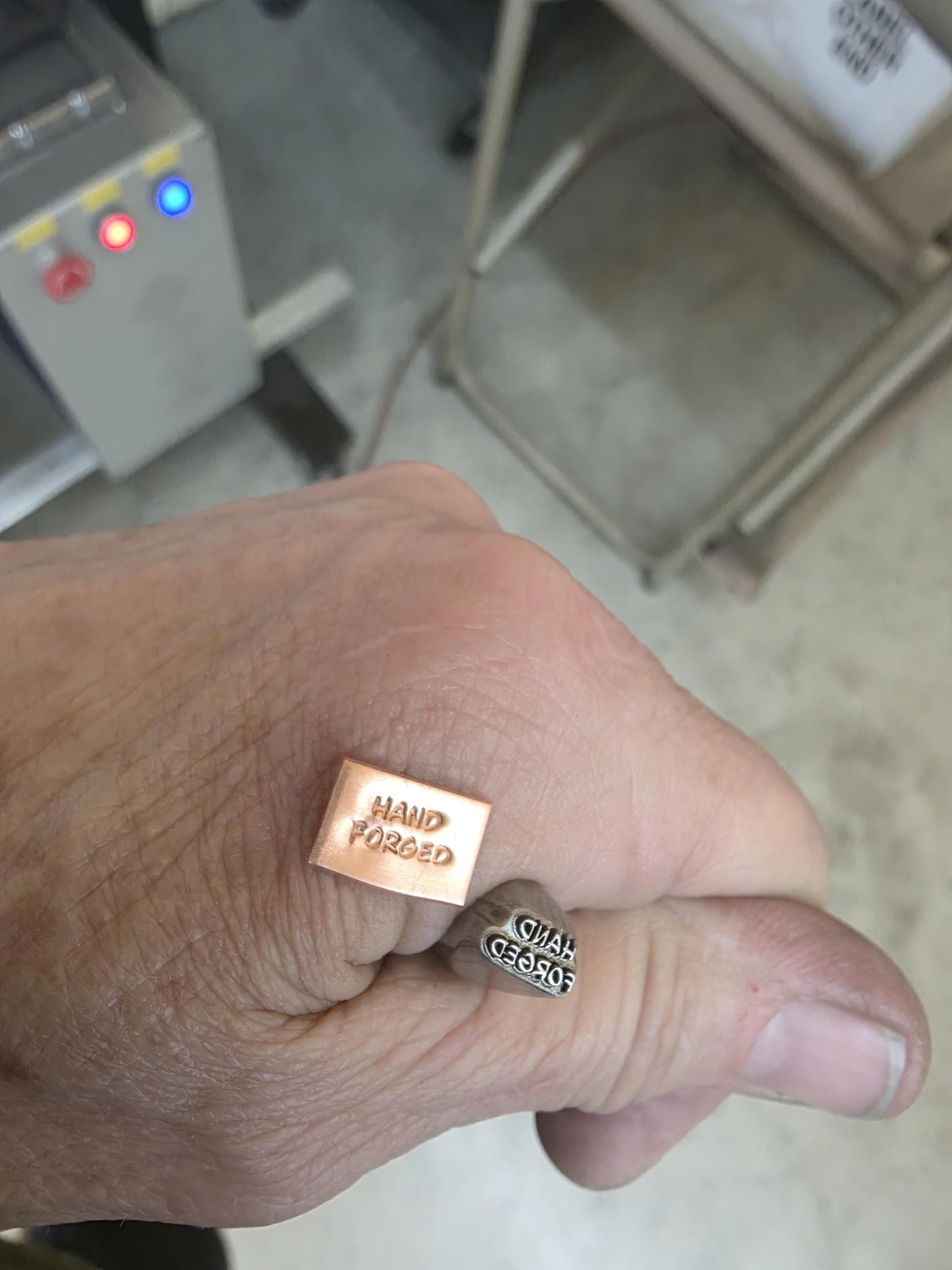 Hallmark Stamp- Handmade, Handmade with Love or Hand Forged