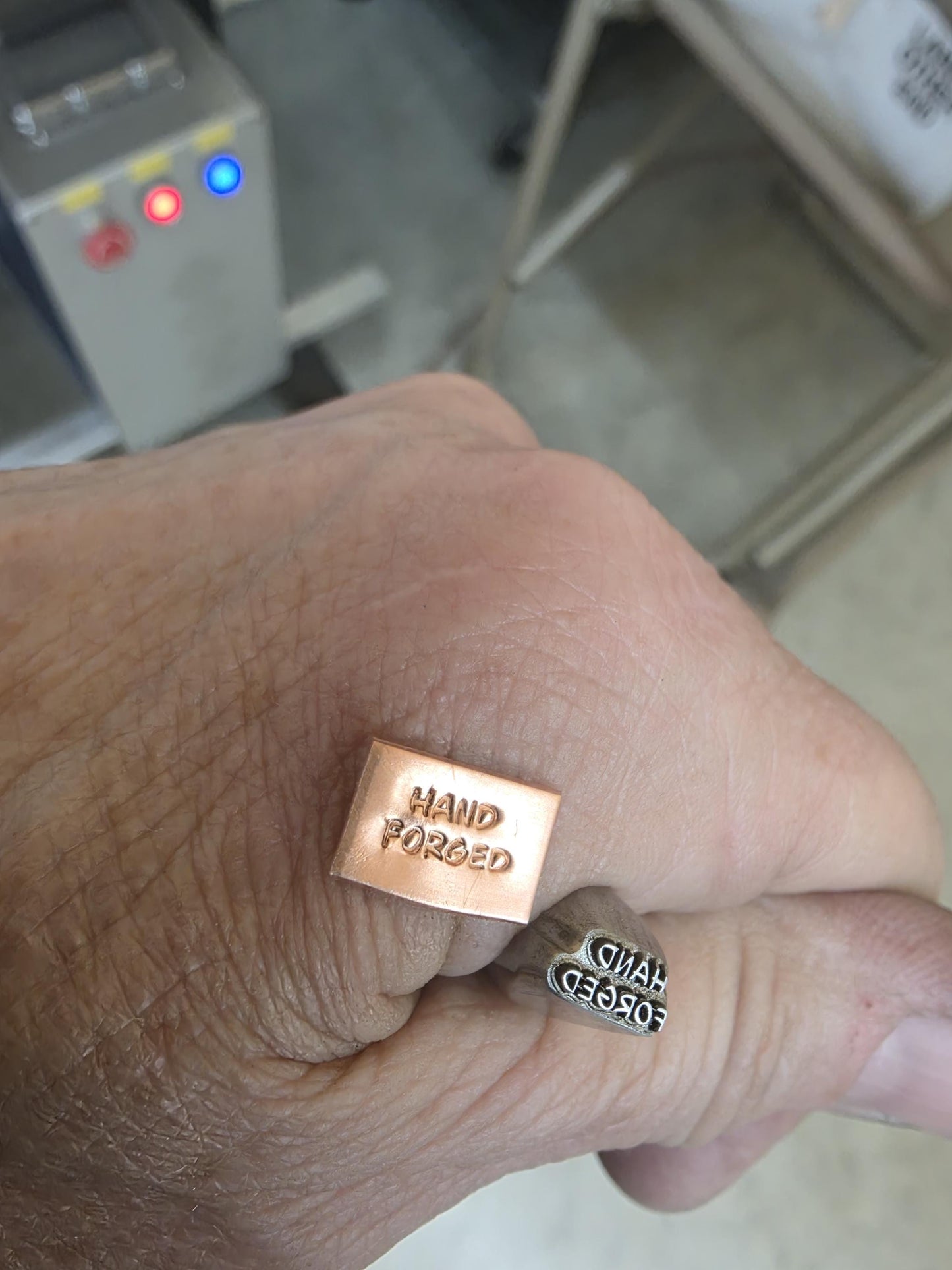 Hallmark Stamp- Handmade, Handmade with Love or Hand Forged