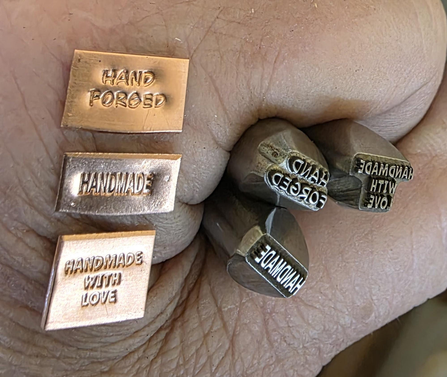 Hallmark Stamp- Handmade, Handmade with Love or Hand Forged