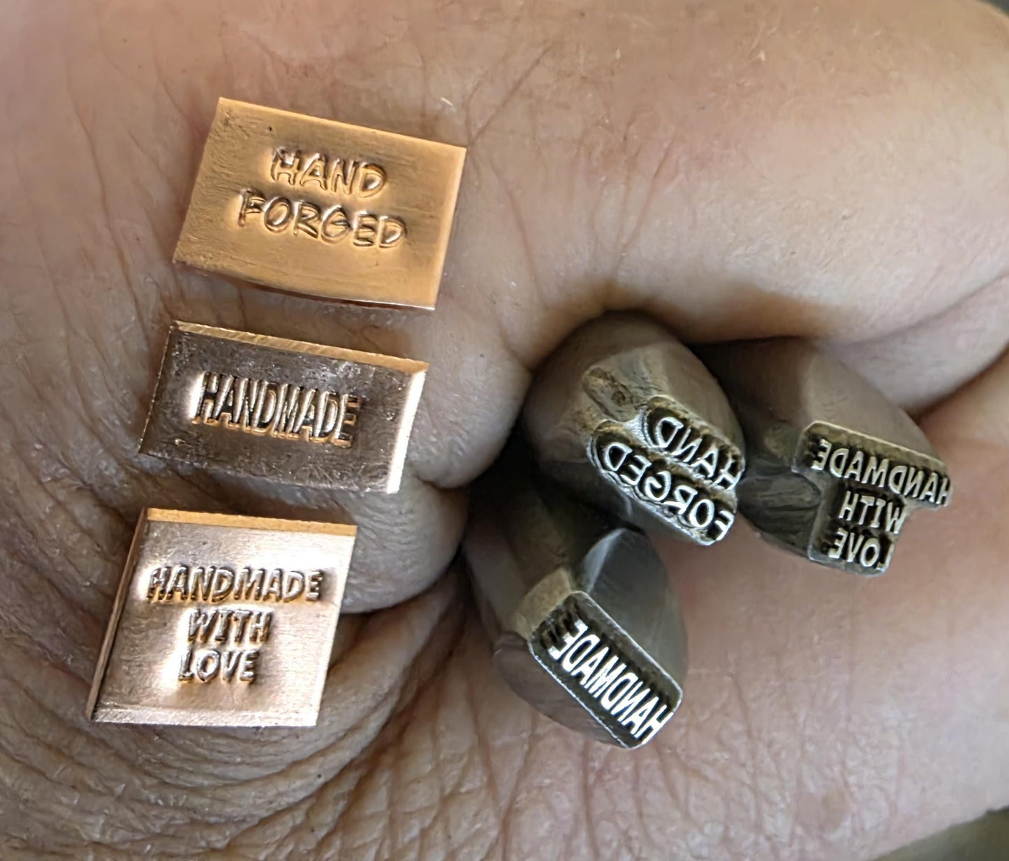 Hallmark Stamp- Handmade, Handmade with Love or Hand Forged