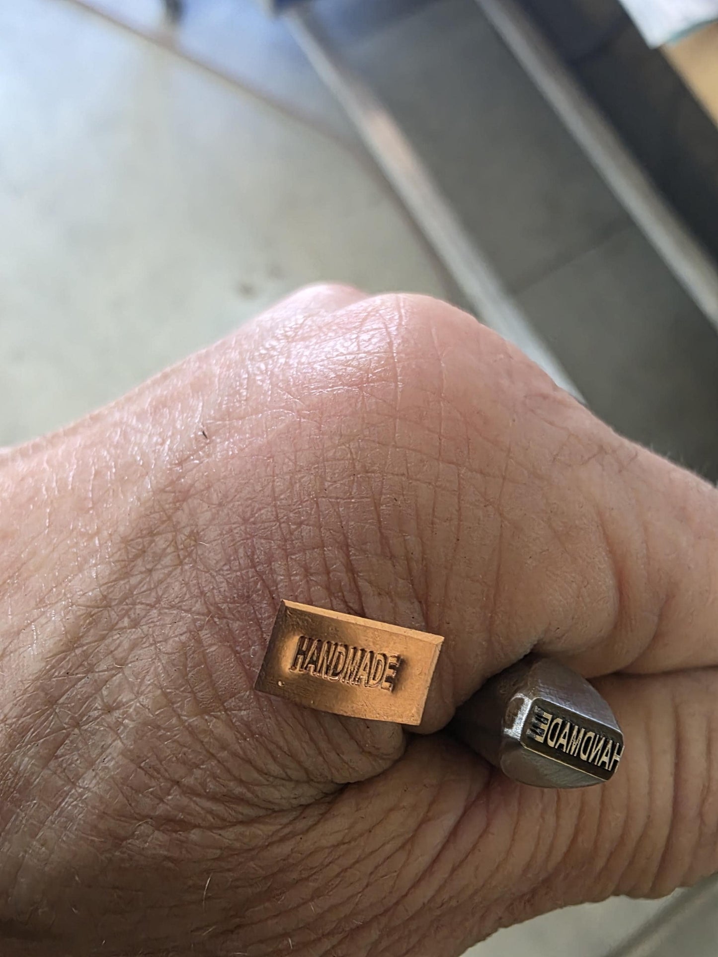 Hallmark Stamp- Handmade, Handmade with Love or Hand Forged