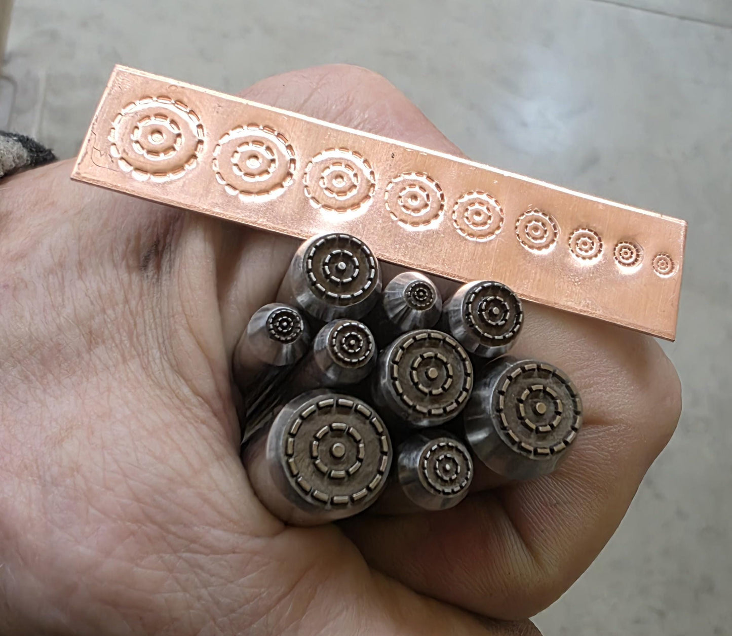 DASH Bullseye/Target Accent Metal Stamp