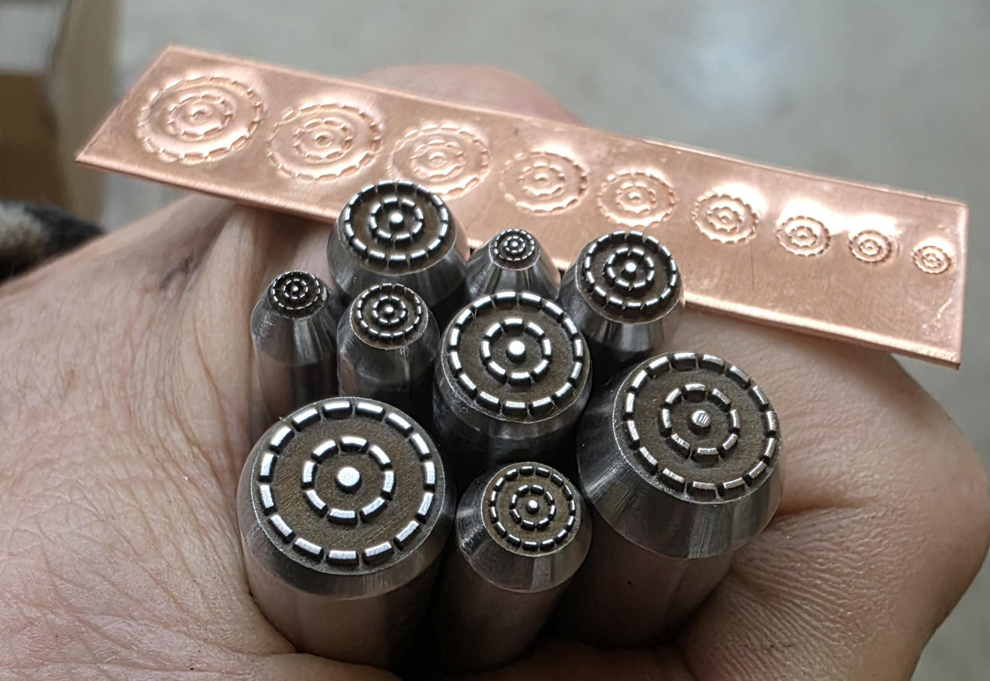 DASH Bullseye/Target Accent Metal Stamp