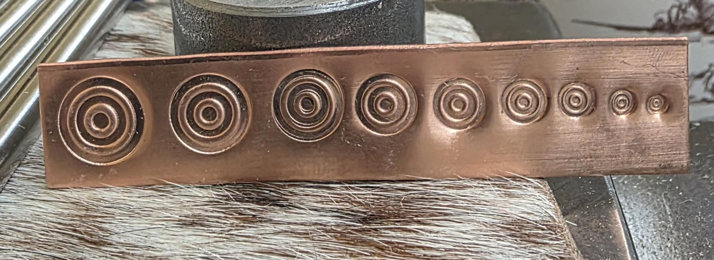 Bullseye/Target Metal Stamp