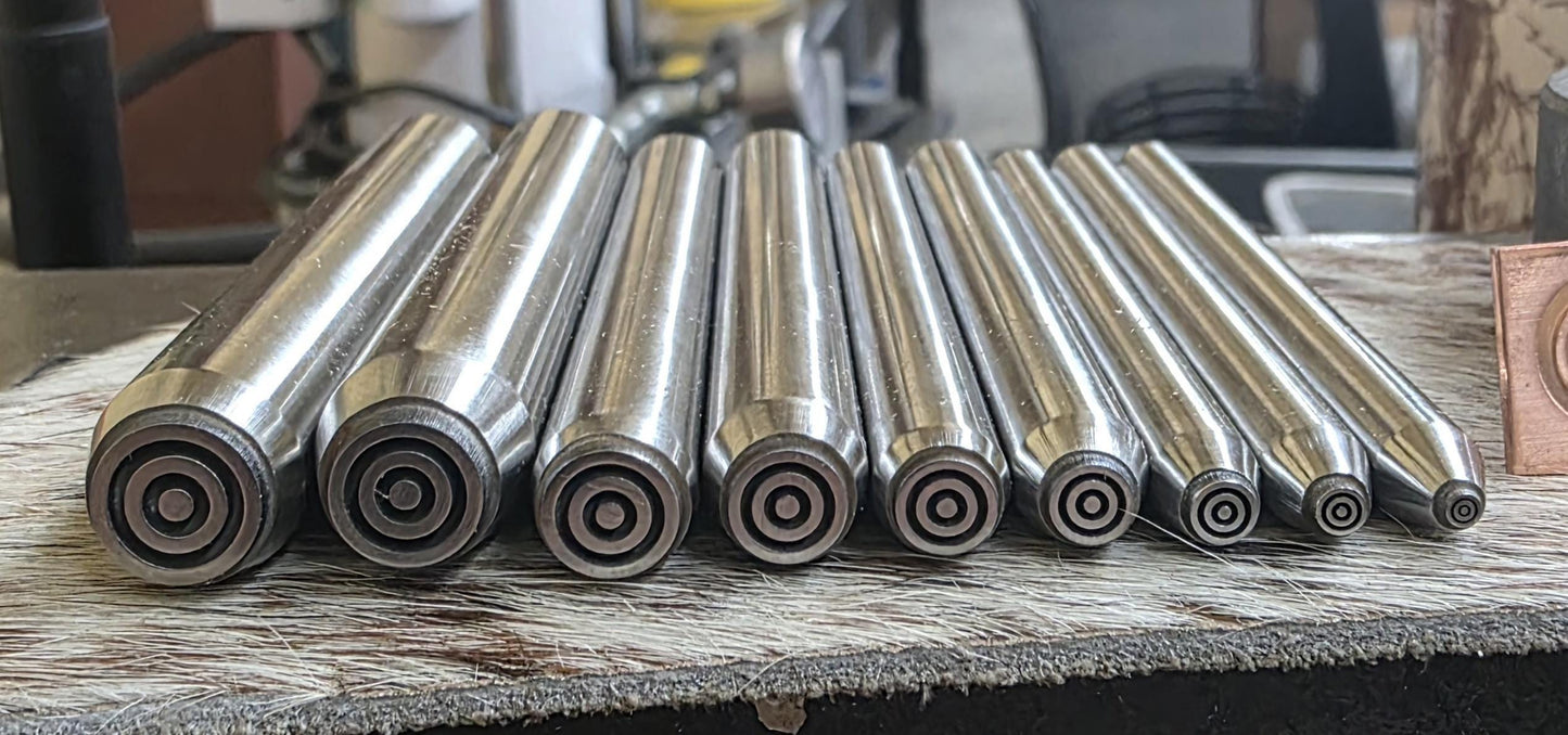 Bullseye/Target Metal Stamp