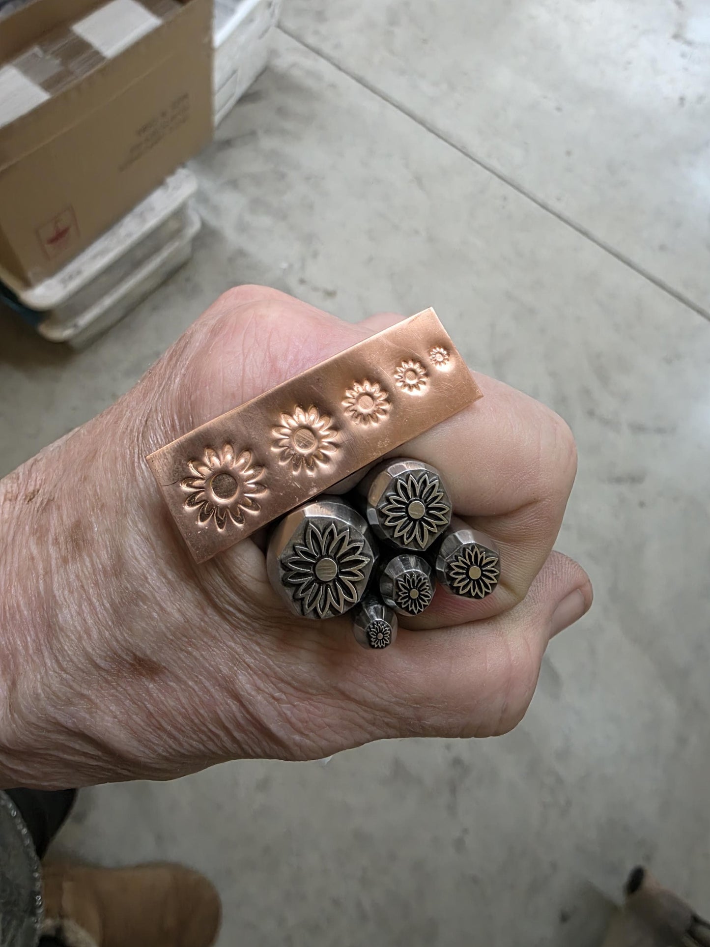 Wildflower#2 Metal Stamp Flower Design