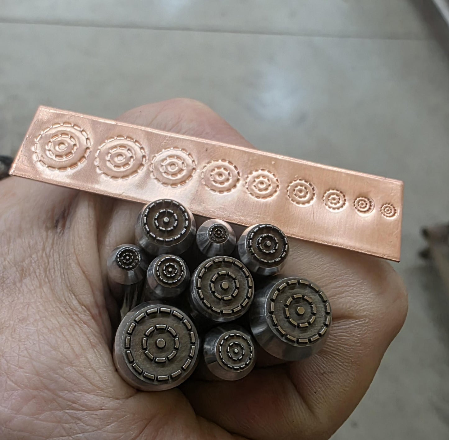DASH Bullseye/Target Accent Metal Stamp