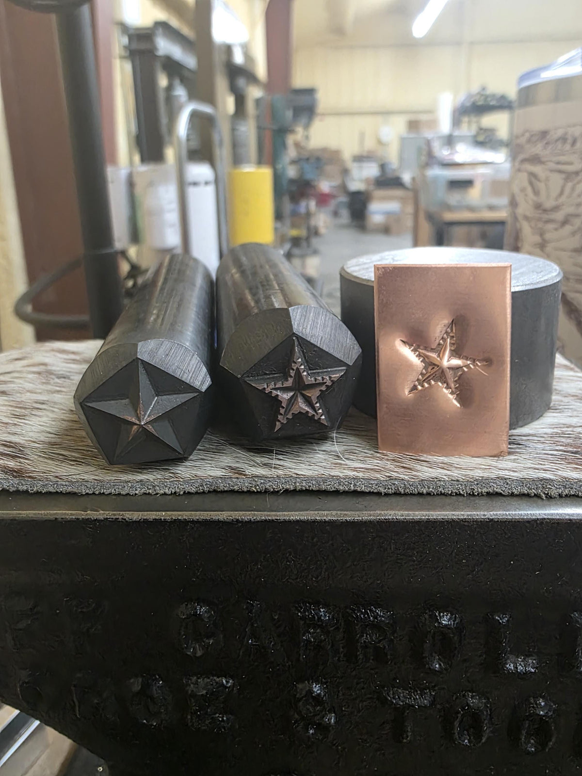 Bumpout STAR Metal Stamp, High-Carbon Steel, 2 piece SET, Jewelry Making