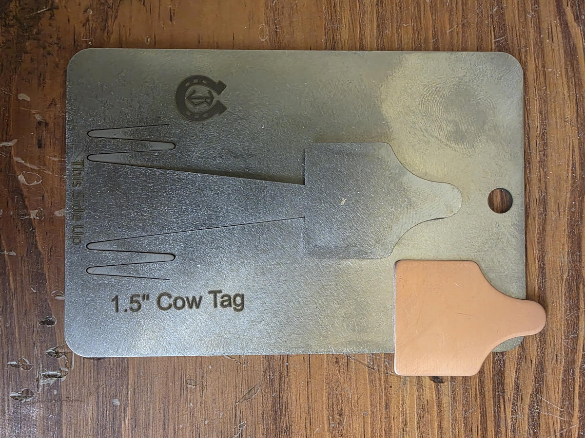 Cow Tag Pancake Die 1.5x1 1/8