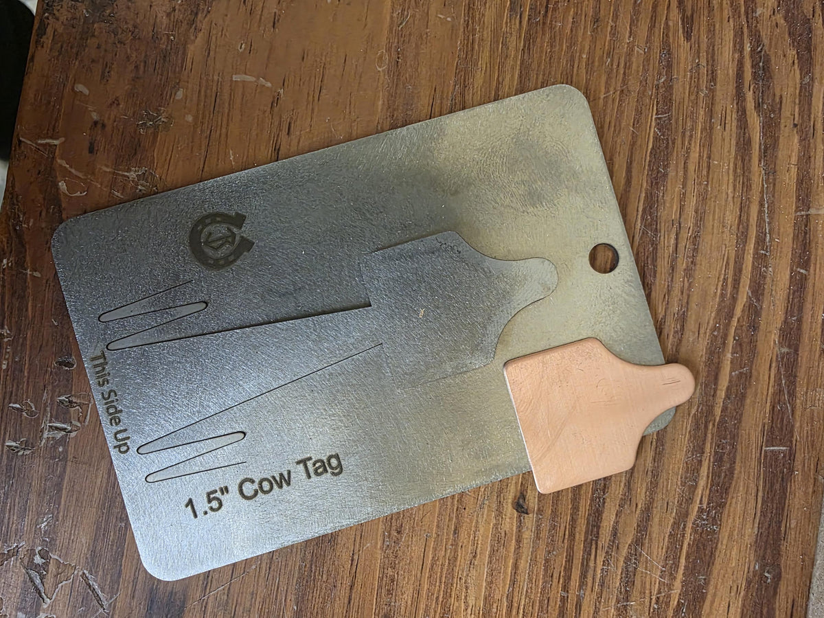 Cow Tag Pancake Die 1.5x1 1/8