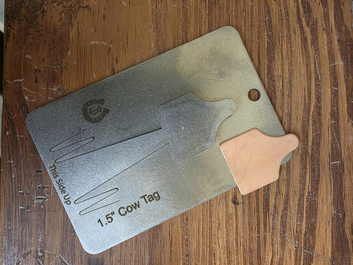 Cow Tag Pancake Die 1.5x1 1/8