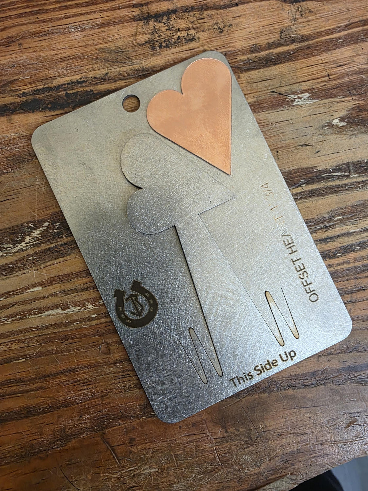 OFFSET Heart 1 3/4" Pancake Die