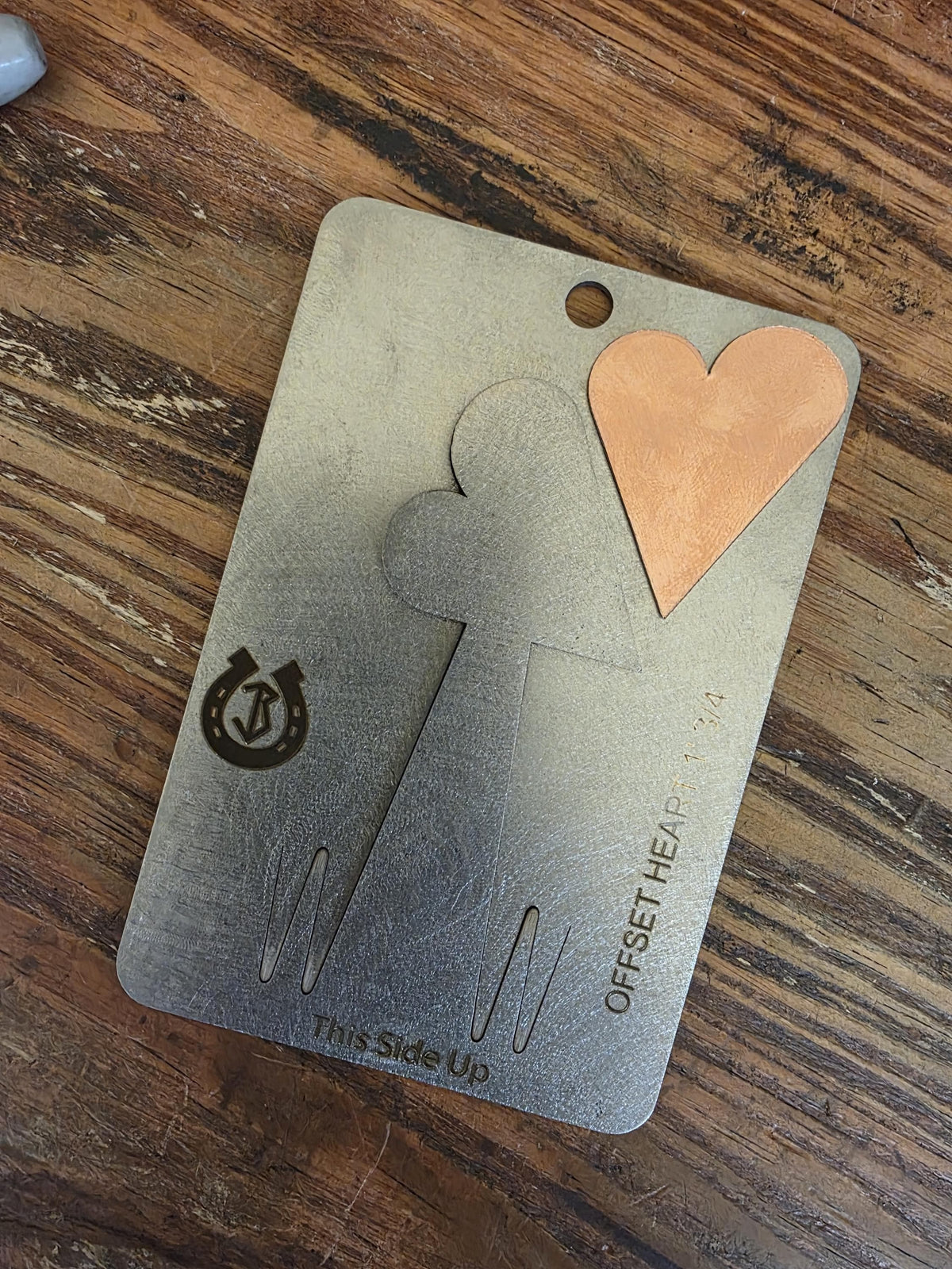 OFFSET Heart 1 3/4" Pancake Die
