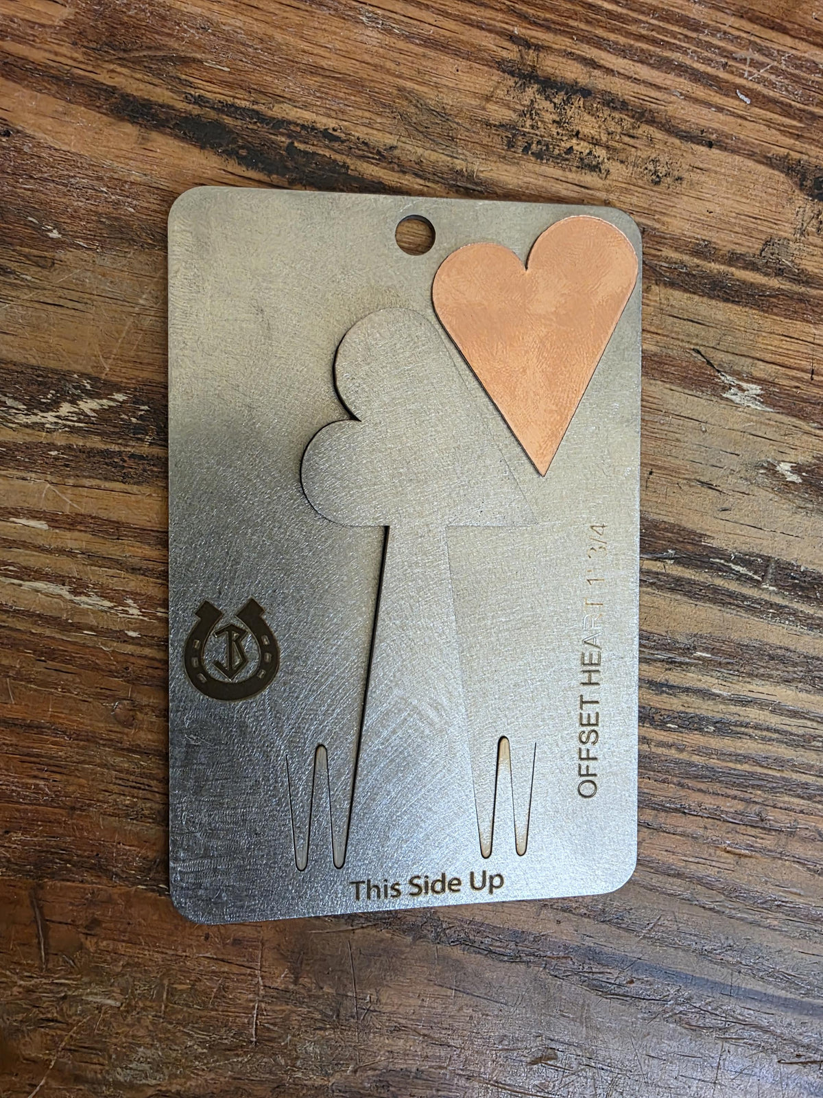 OFFSET Heart 1 3/4" Pancake Die