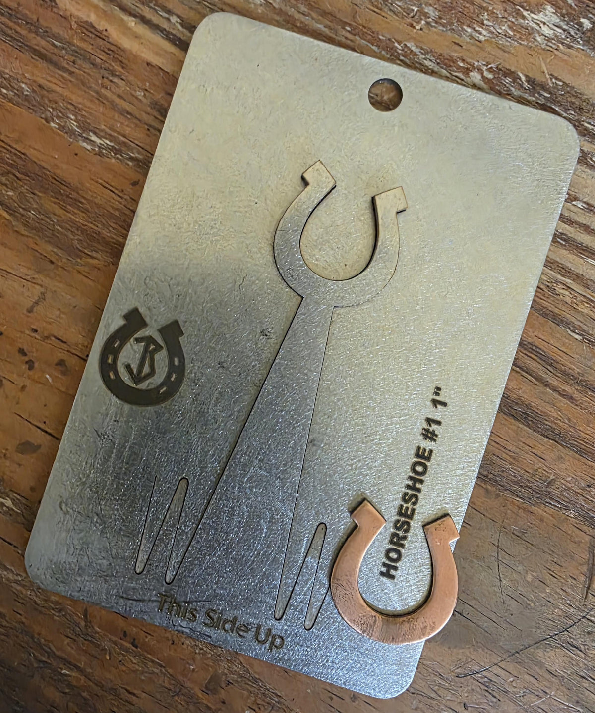 Horseshoe Pancake Die 1"