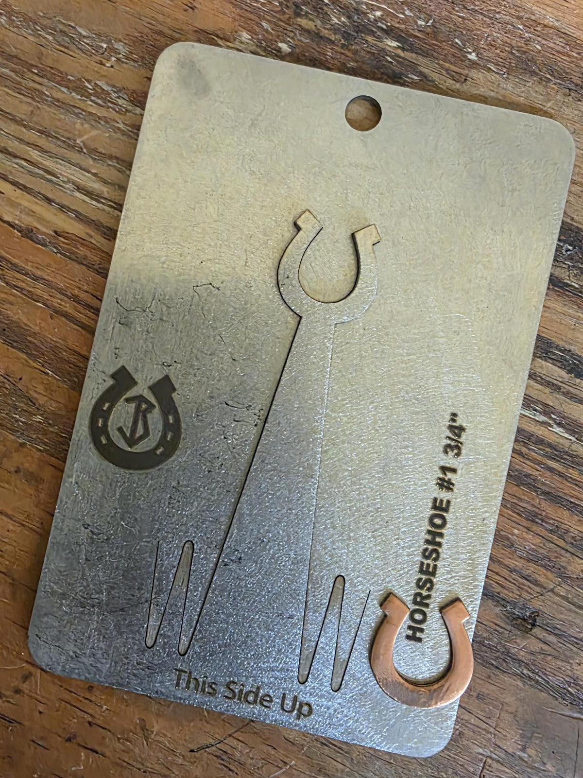 Horseshoe Pancake Die 3/4"