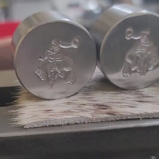 Impression Die- Bucking Bronc w/Cowboy - Brandvik Tools