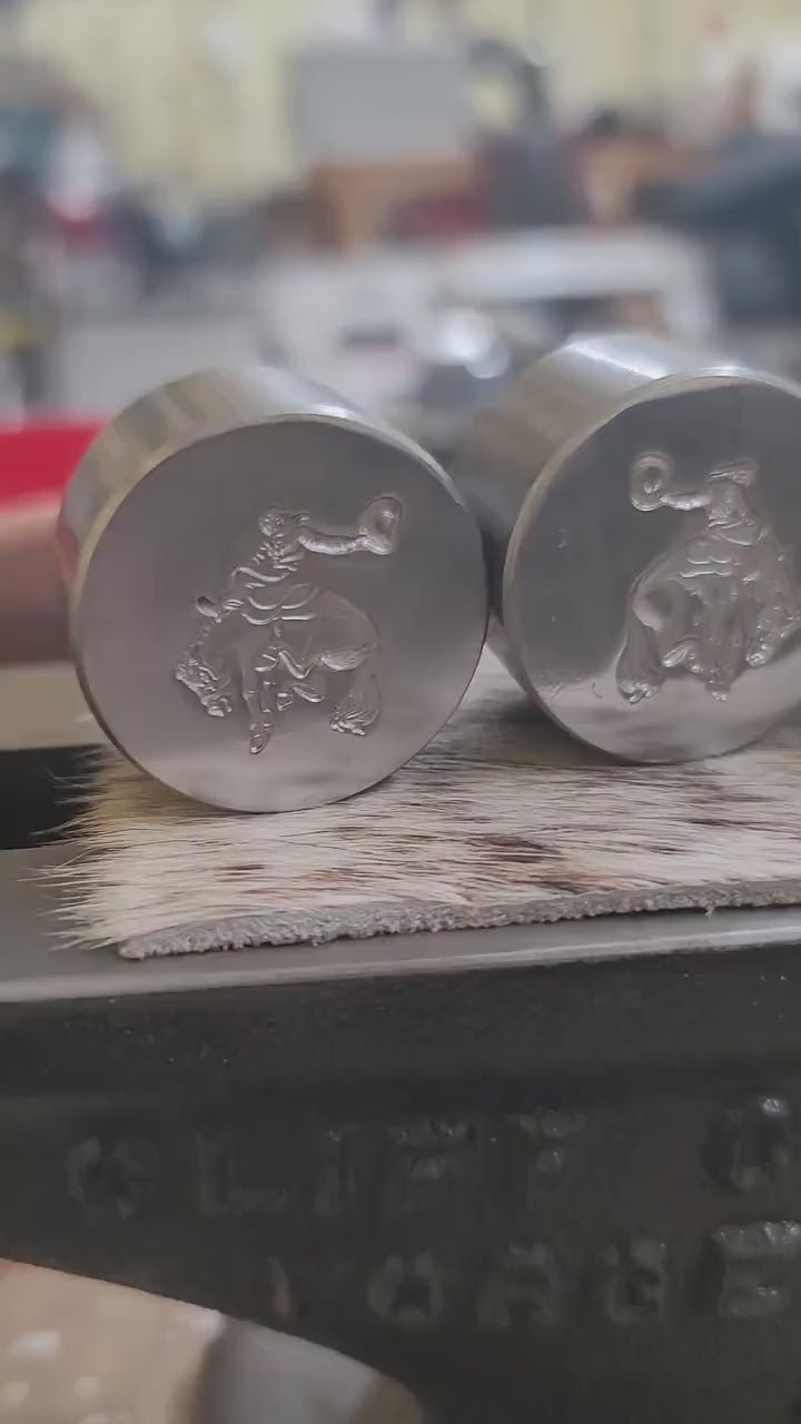 Impression Die- Bucking Bronc w/Cowboy - Brandvik Tools